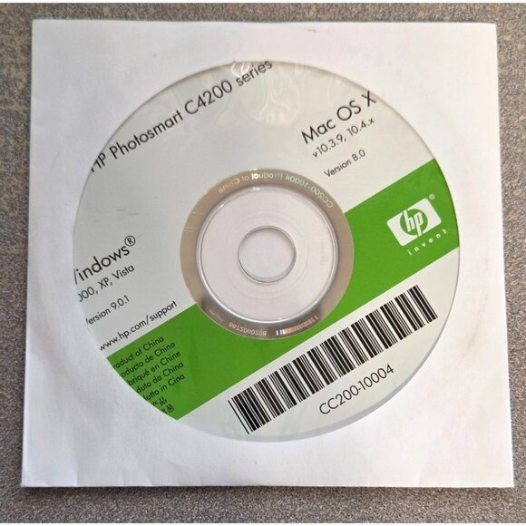 HP Photosmart C4200 Series Setup CD Software Disc Driver OEM Installation - Picture 1 of 3